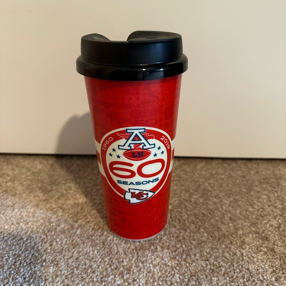 Kansas City Chiefs Insulated Stadium Mug (60 years 1960-2019)